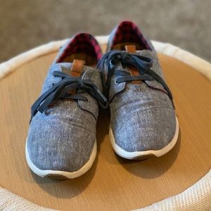 Toms chambray/denim casual sneakers